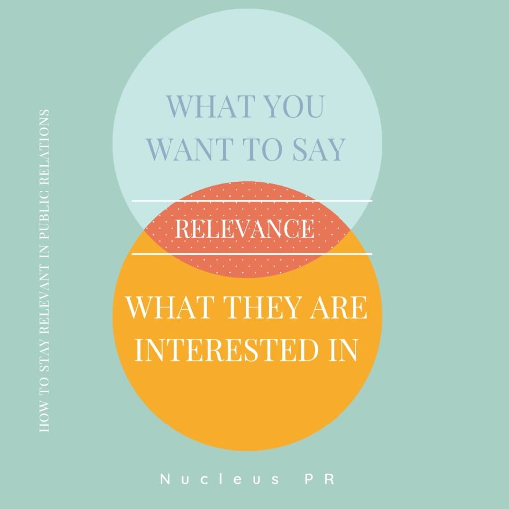 Relevance: The Secret Sauce to PR Success