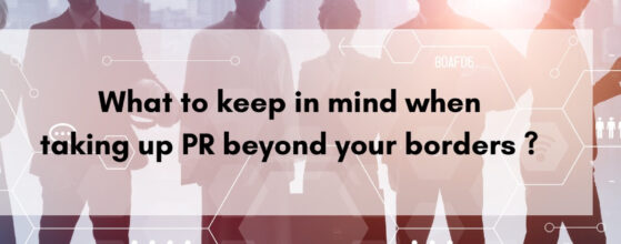 Five things you must know about cross-country PR